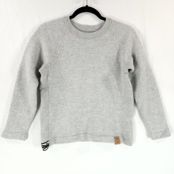 Paka Alpaca Wool Sweater Womens *Size XS Gray Knit Handmade In Peru - Picture 1 of 10